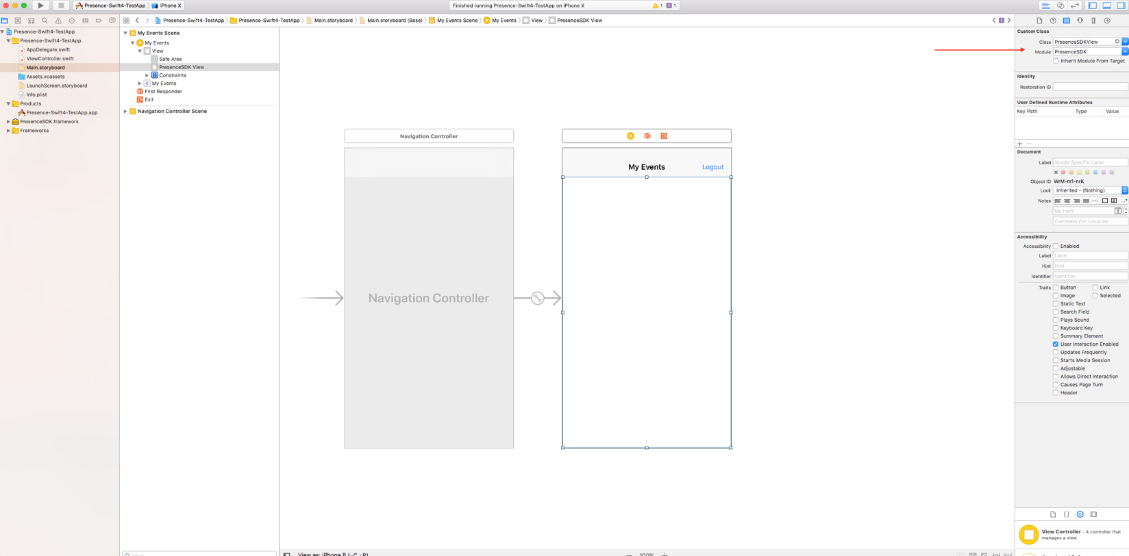 PresenceSDK iOS Step 1