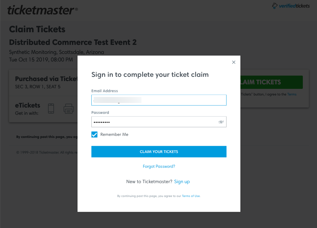 Partner API Claim Flow The Ticketmaster Developer Portal